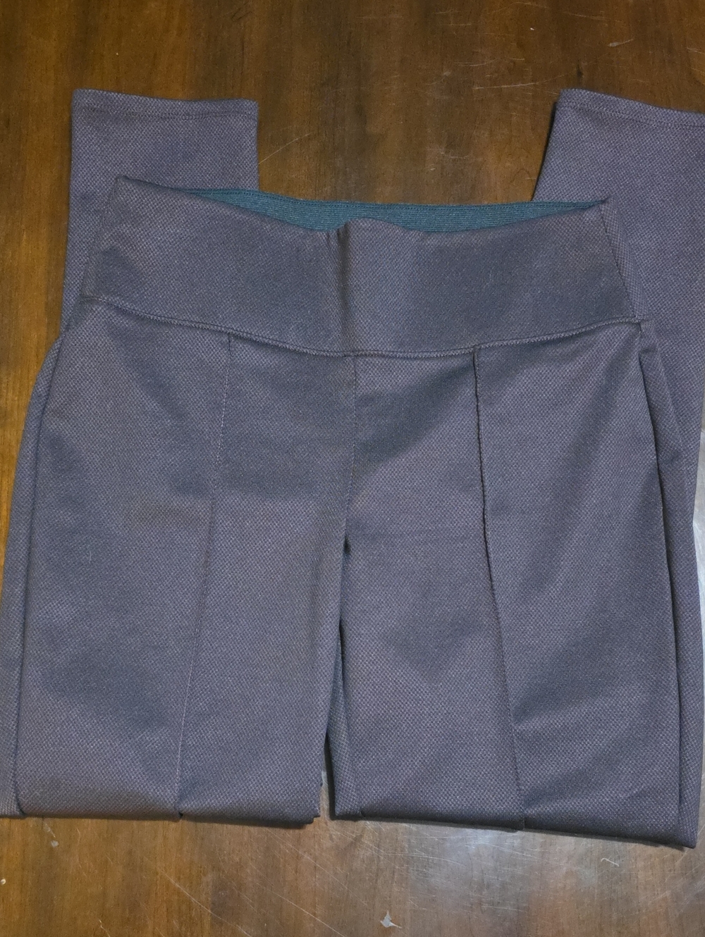 Nine West Women's Legging Trousers — Maroon Charcoal